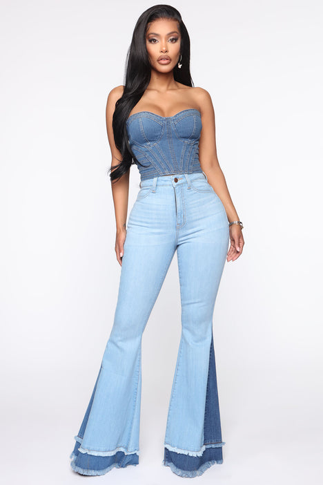 Fashion nova bell bottoms on sale