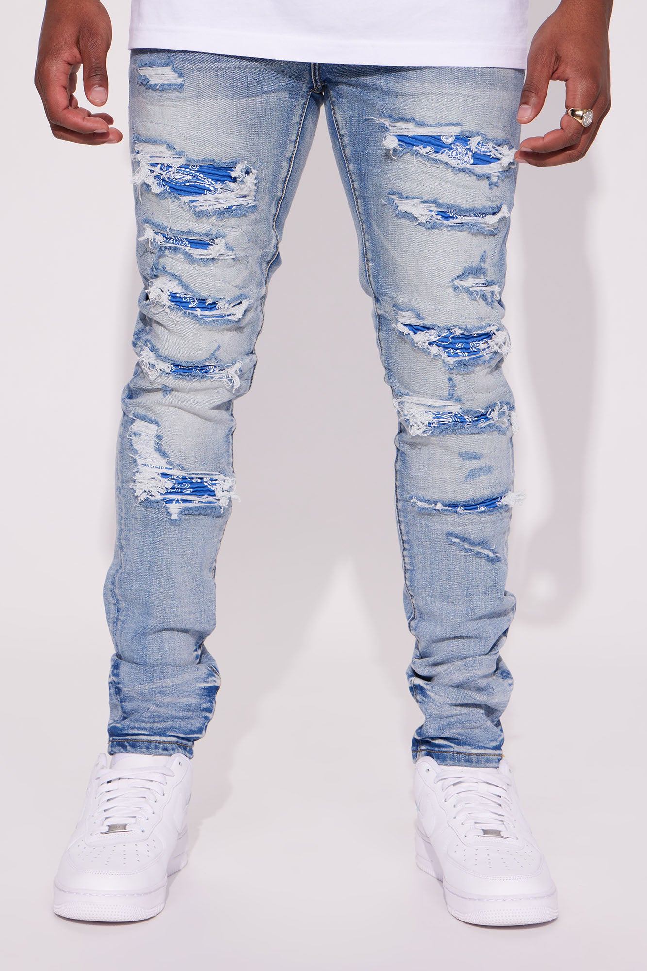 Moto stacked 2025 skinny jeans