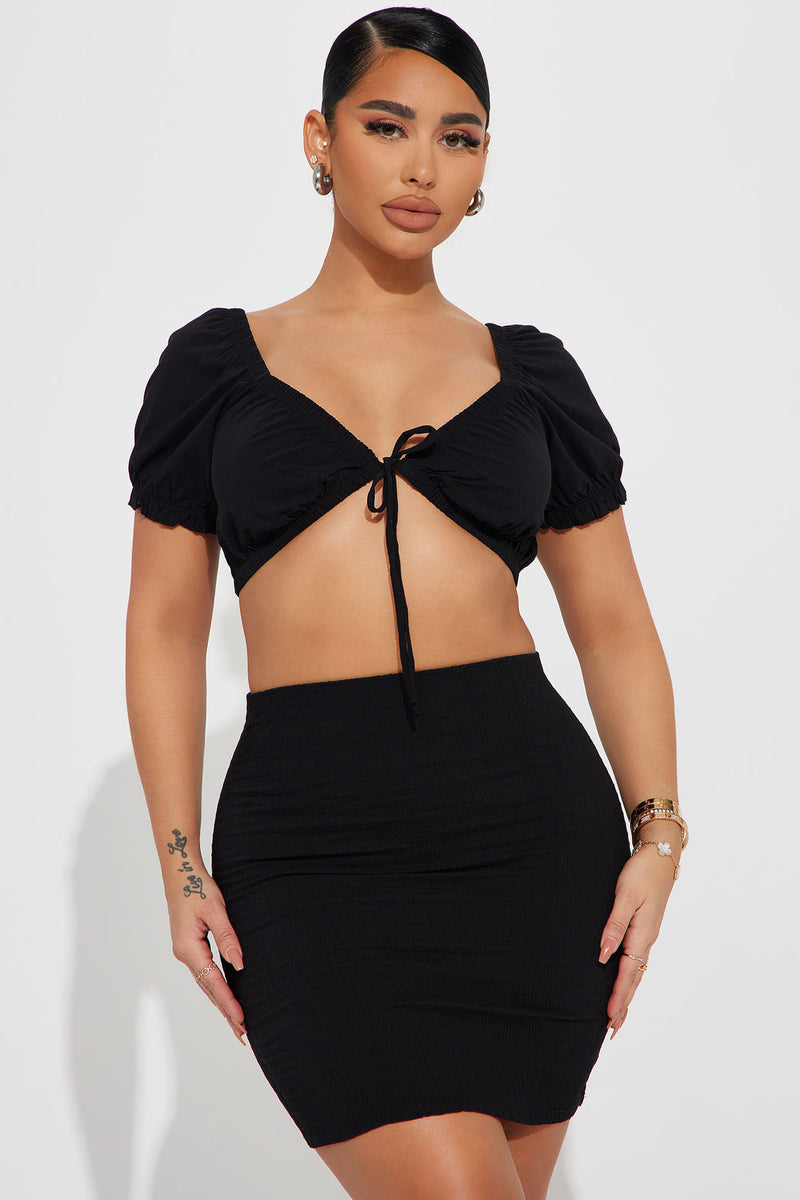 2 piece skirt set fashion nova Clearance