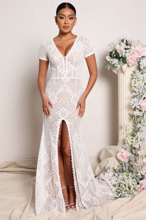 Fashion nova sales wedding gowns