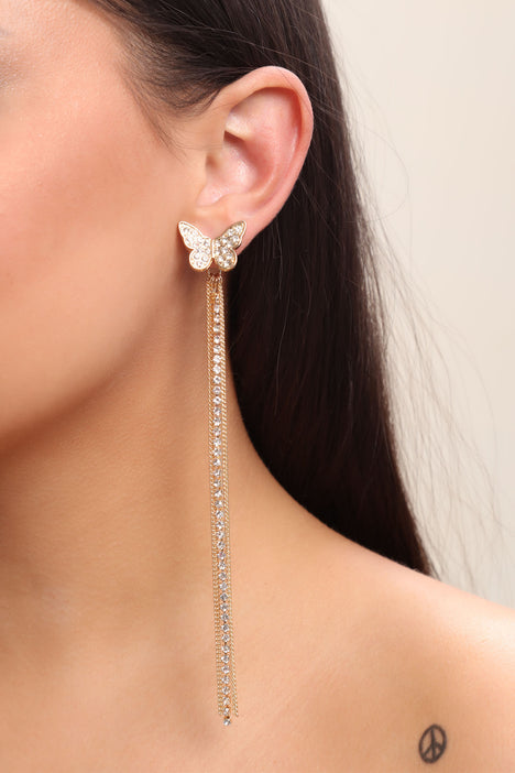 Fashion nova butterfly 2025 earrings