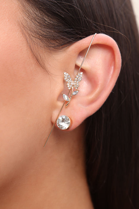 Fashion nova butterfly 2025 earrings