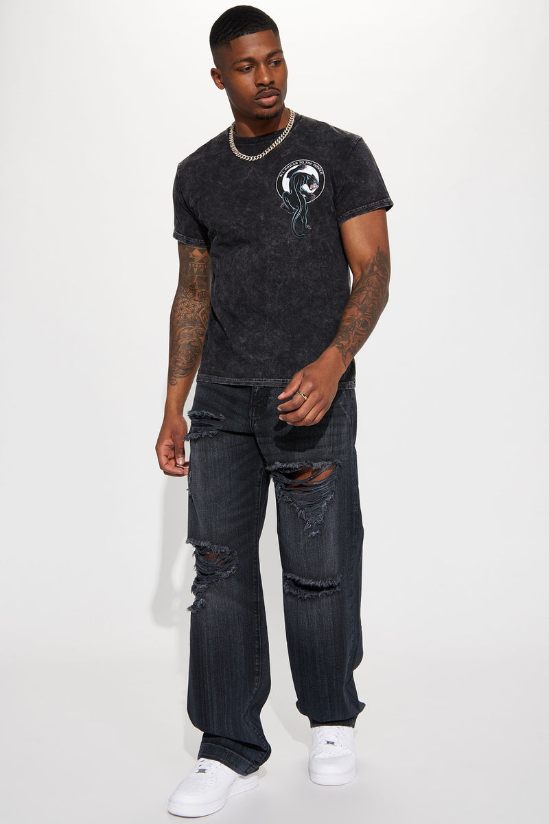Power Of Panters Short Sleeve Tee - Black | Fashion Nova, Mens Graphic ...