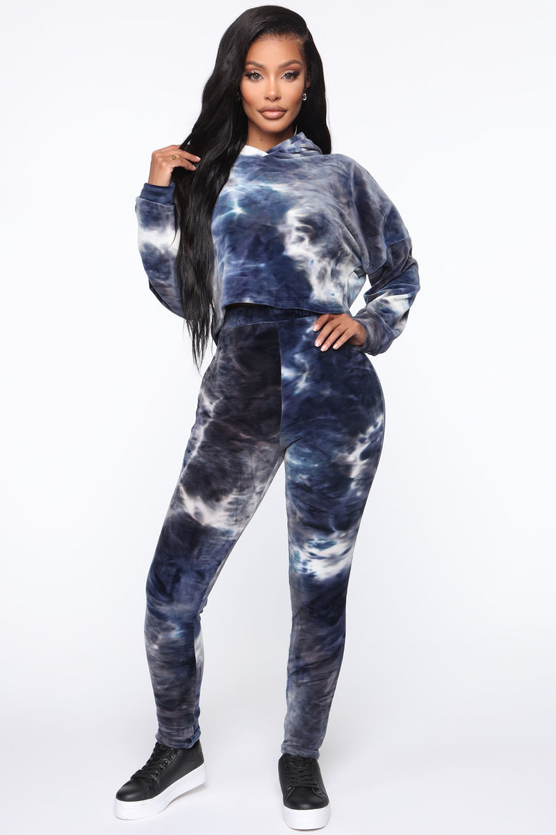 Good Vibes Velour Legging Set - Black/combo | Fashion Nova, Matching ...