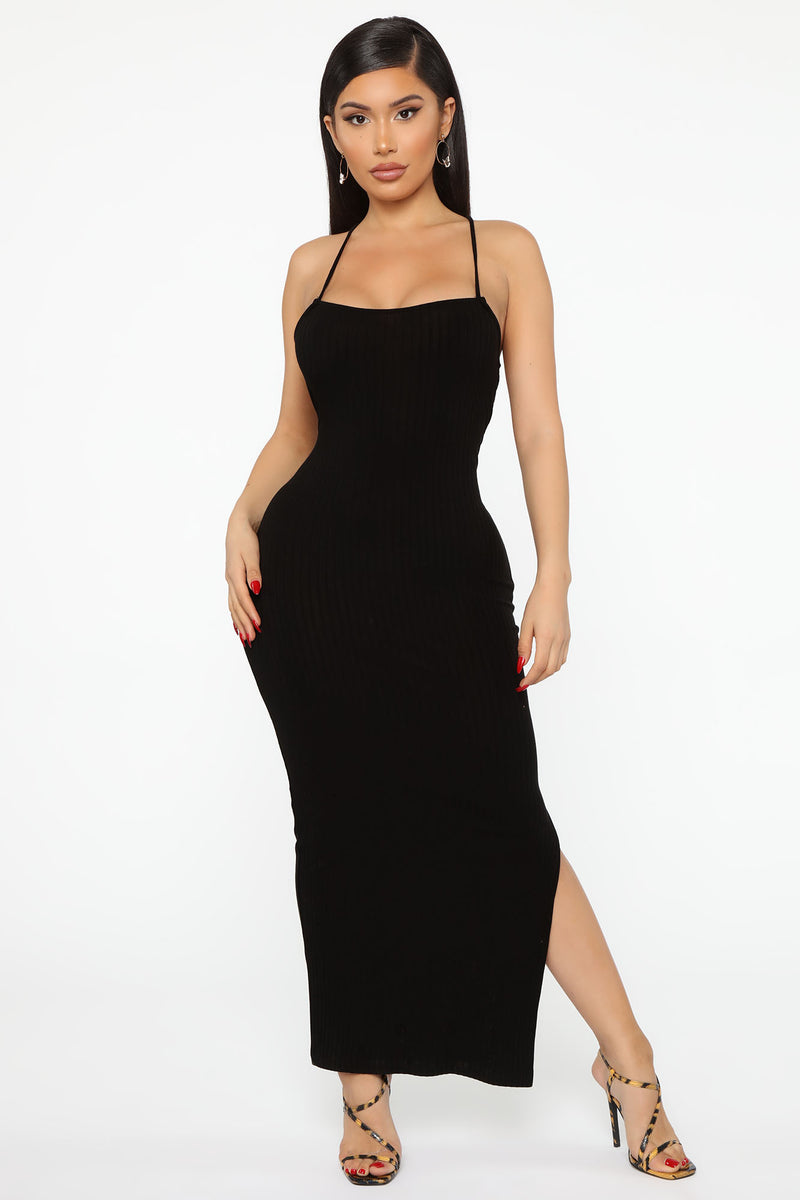 Laced And Ready Midi Dress - Black | Fashion Nova, Dresses | Fashion Nova