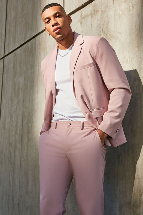 Mauve discount mens blazer