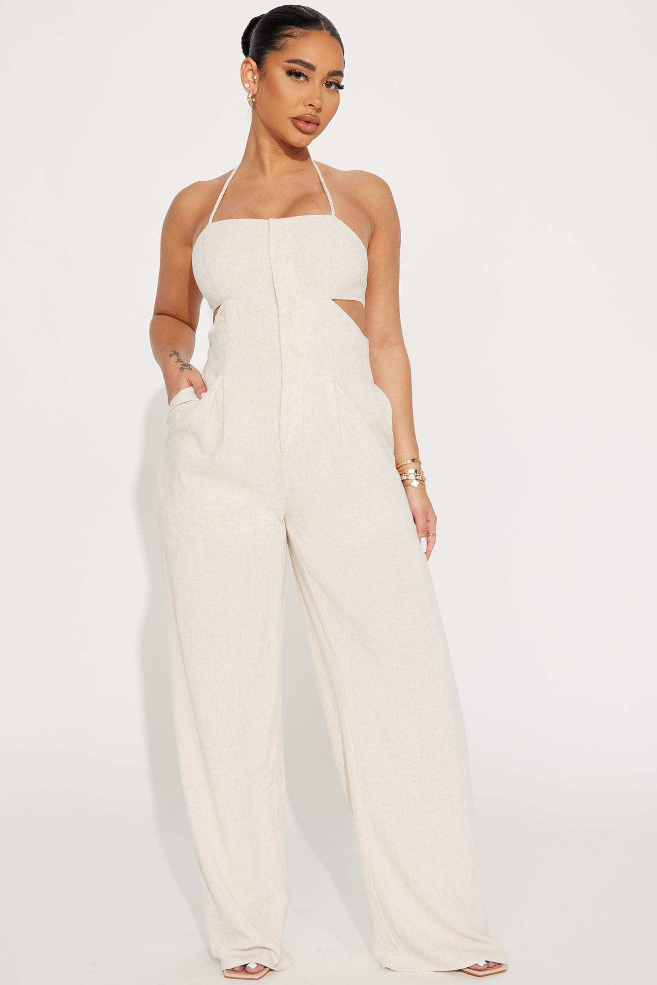 Fashion nova sales ivory jumpsuit