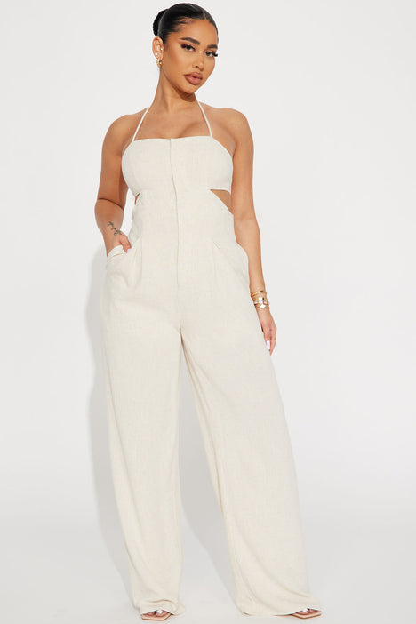 Ivrose white jumpsuit clearance