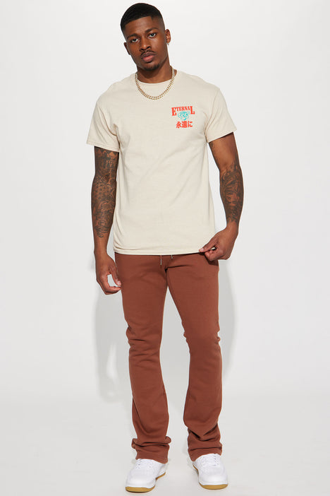 Stacked sweatpants fashion sales nova