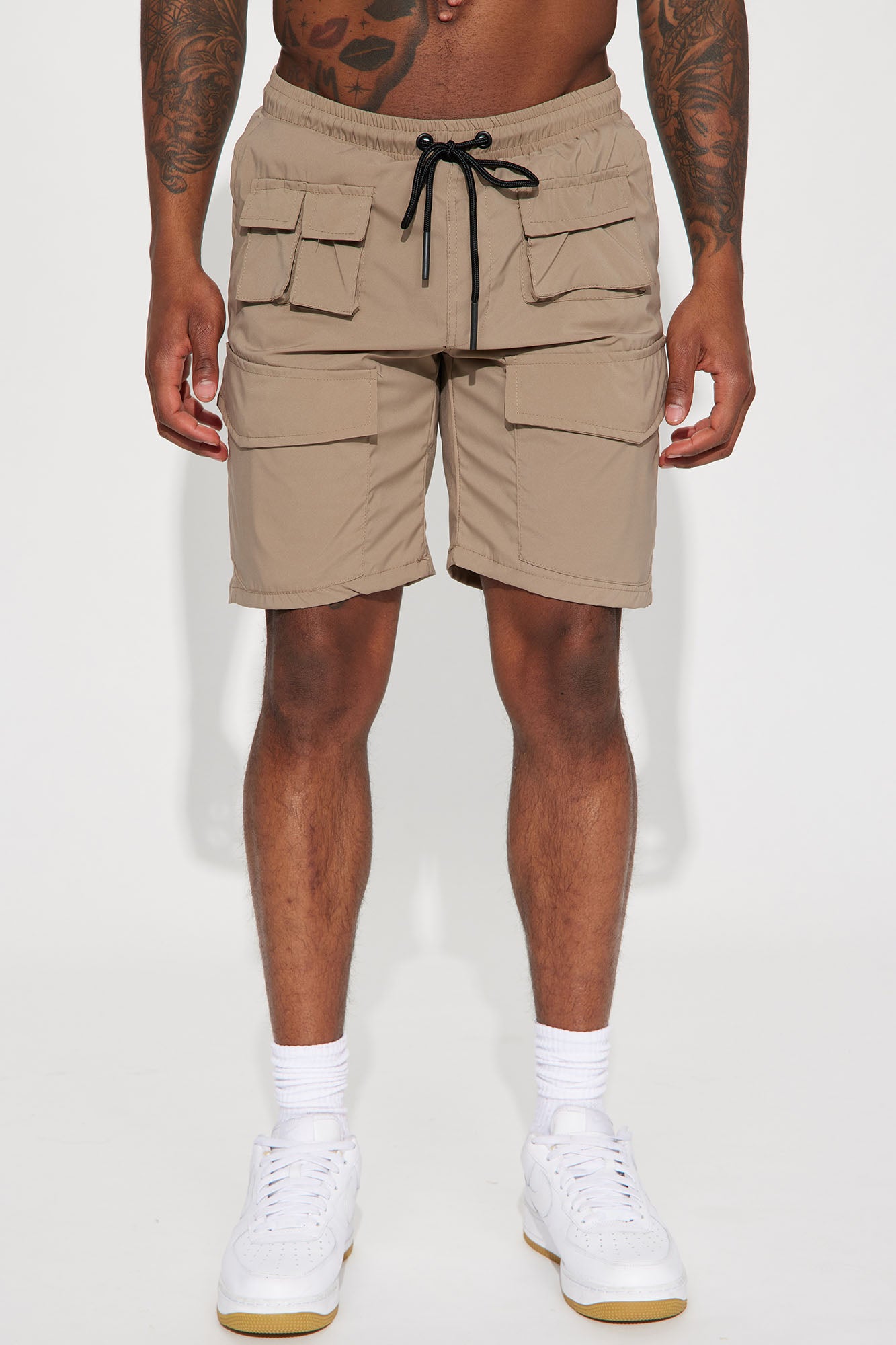 Men's nylon cargo shorts on sale