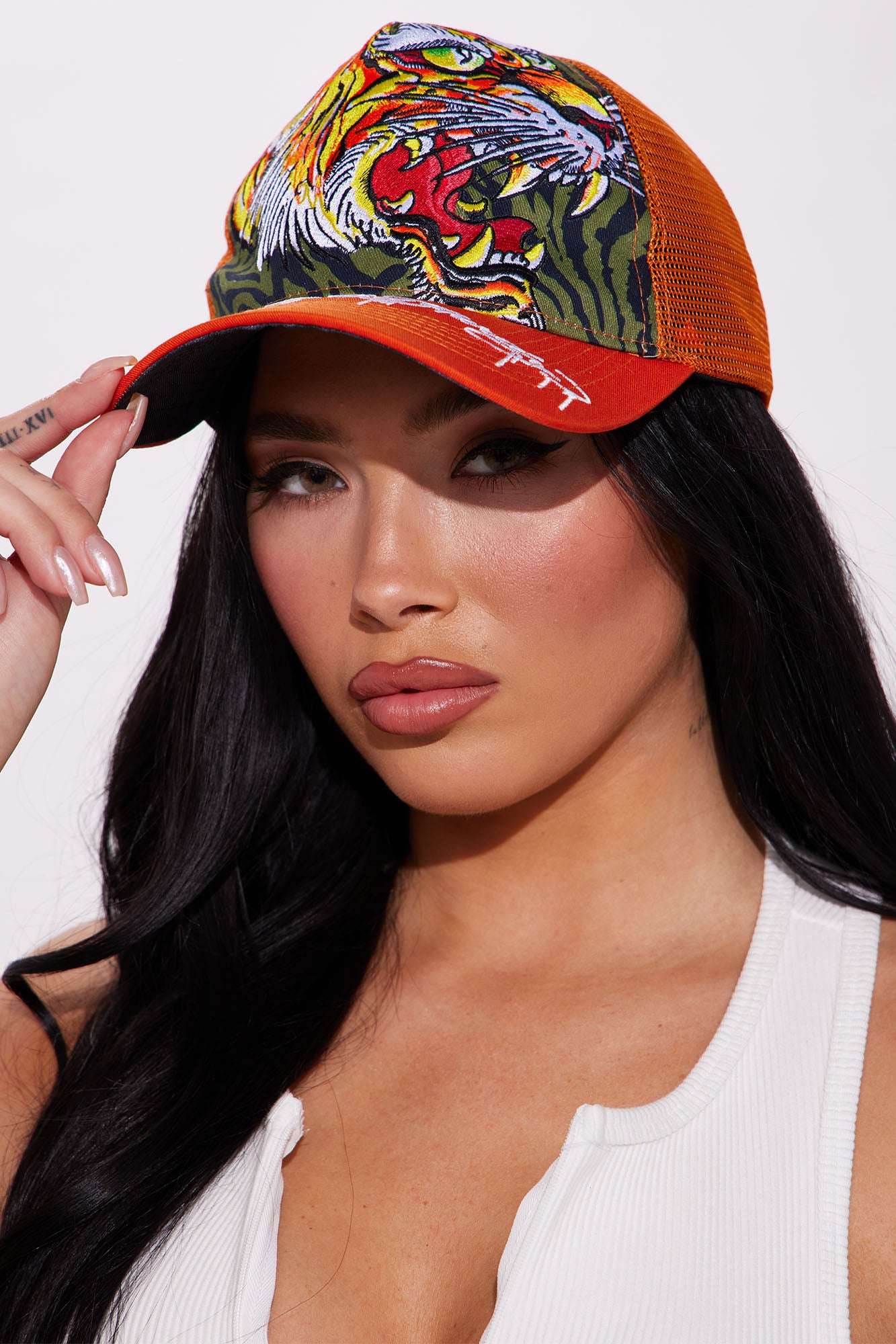 Ed hardy tiger shop hat