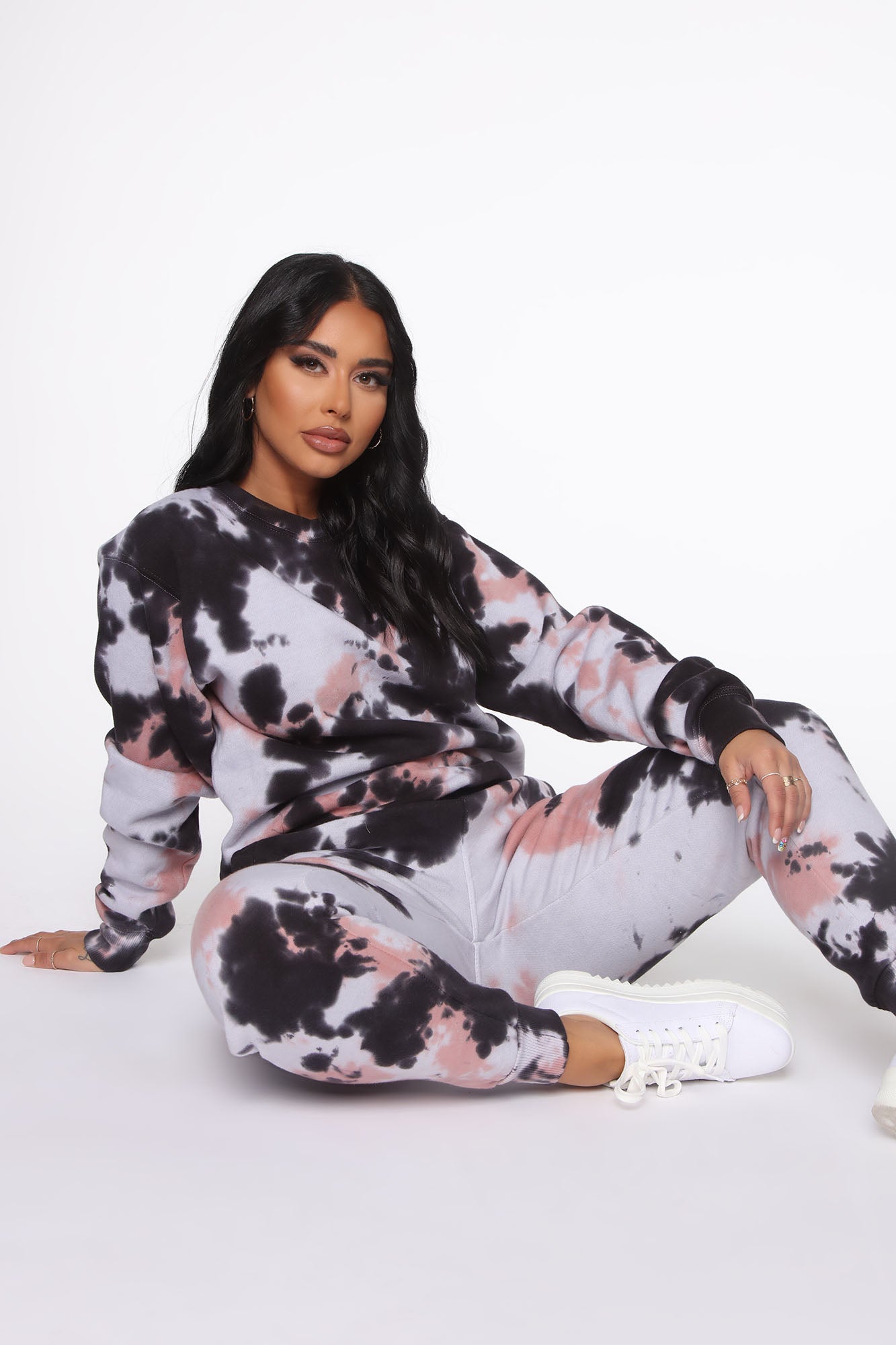 Tie dye sale sweatsuit fashion nova