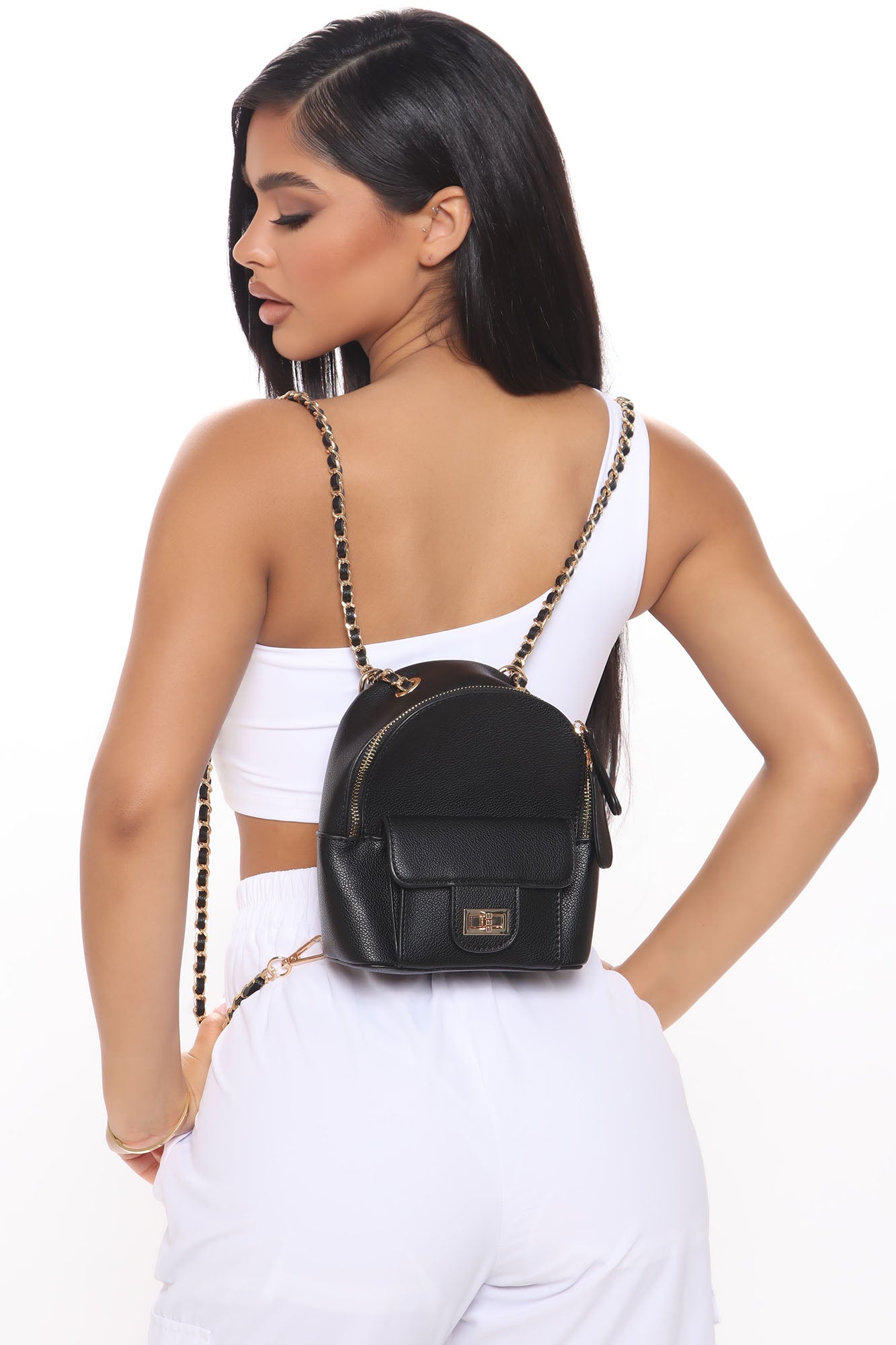 It s The Weekend Mini Backpack Black Fashion Nova Handbags