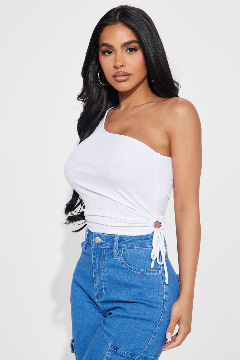 Classic White Luna Tank Top