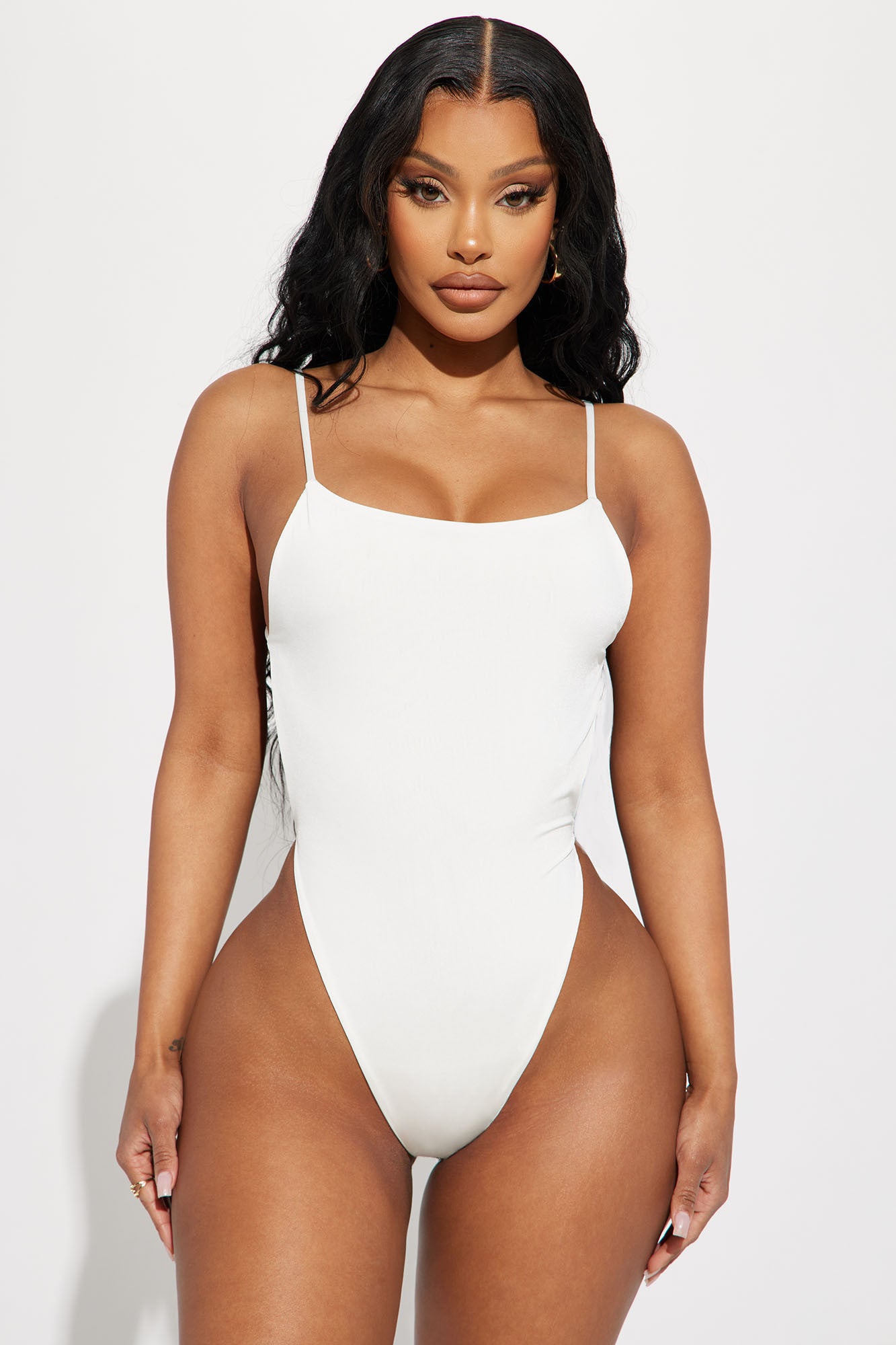 White low back bodysuit 2025