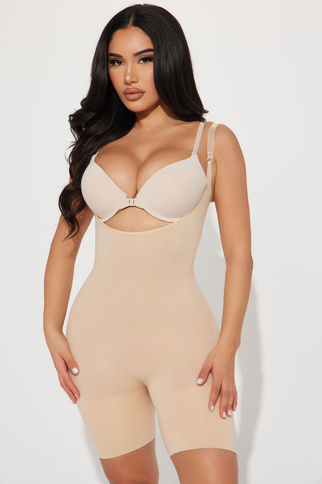 Sculpted To Perfection Shapewear Romper - Nude