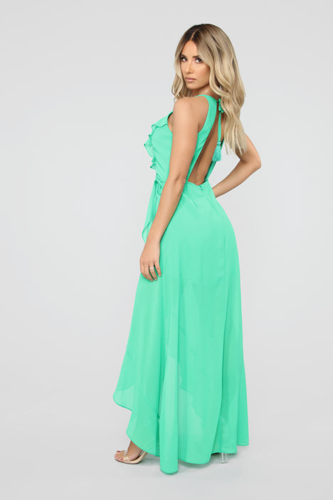 Fashion nova chiffon sales dress