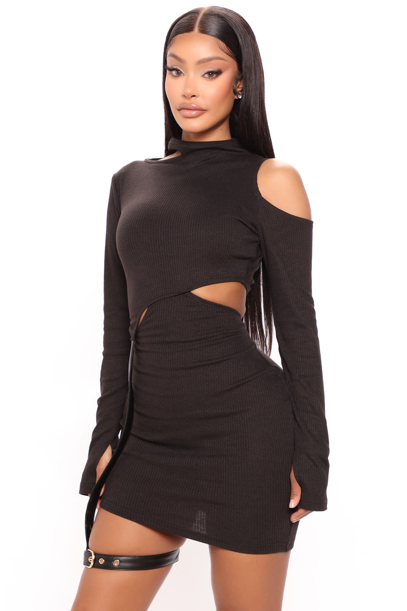 Bad Girl Attitude Mini Dress - Black | Fashion Nova, Dresses | Fashion Nova