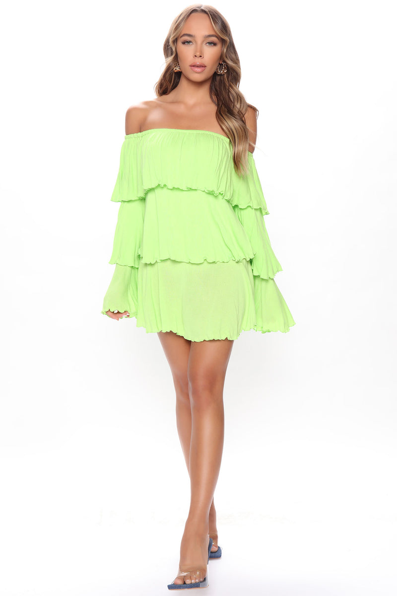 Petite Santorini Trip Mini Dress - Lime | Fashion Nova, Dresses ...
