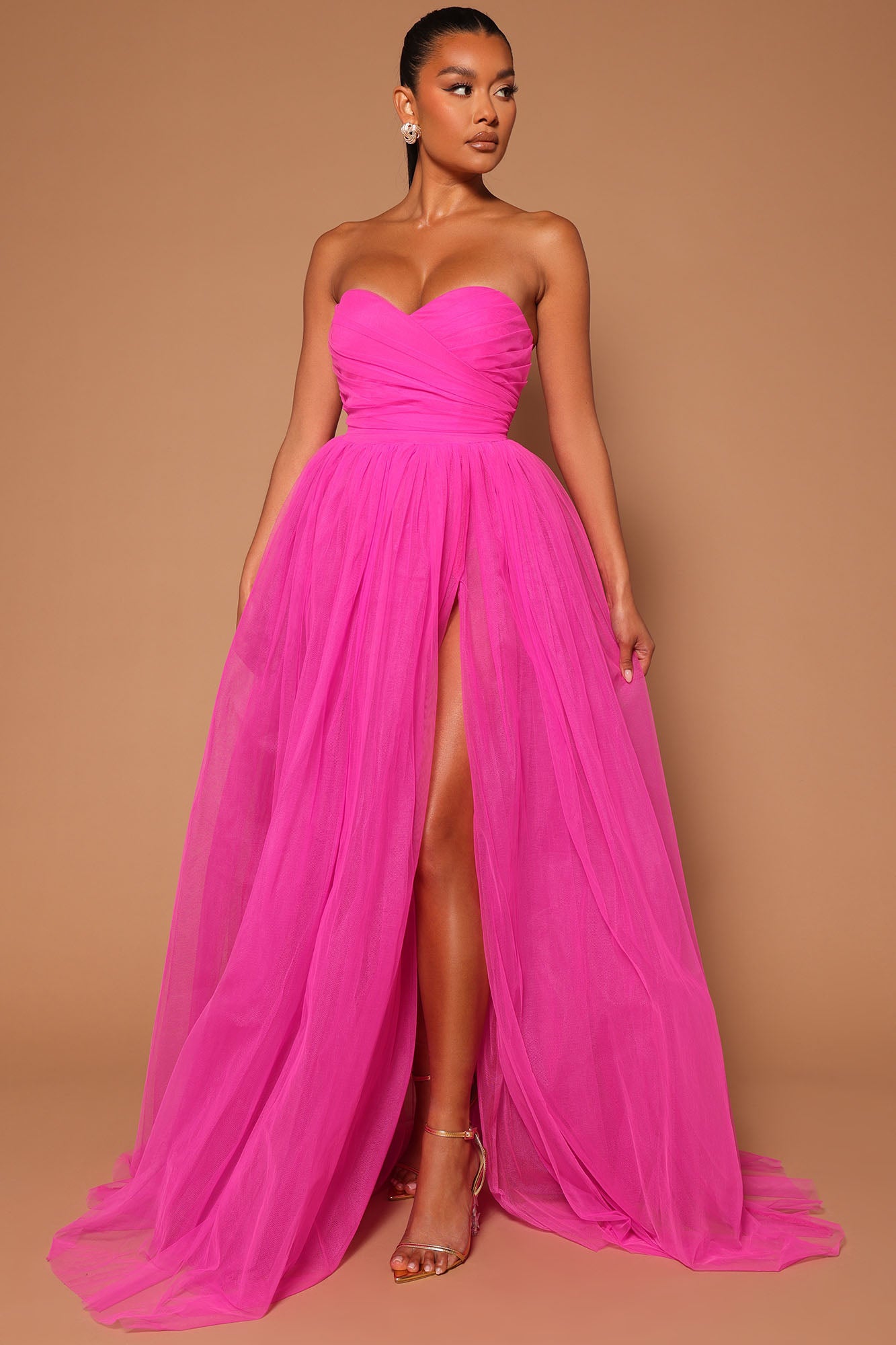 Fashion nova off the tulle sales gown