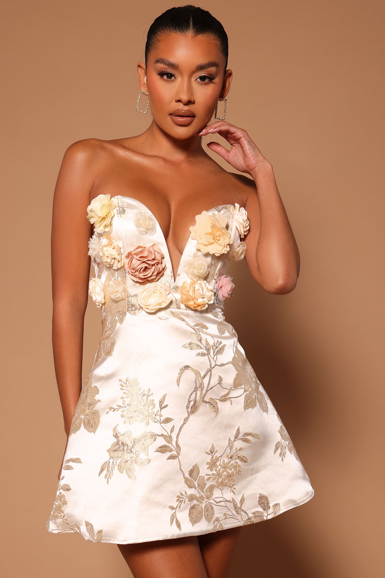 Fashion nova top embroidered dress