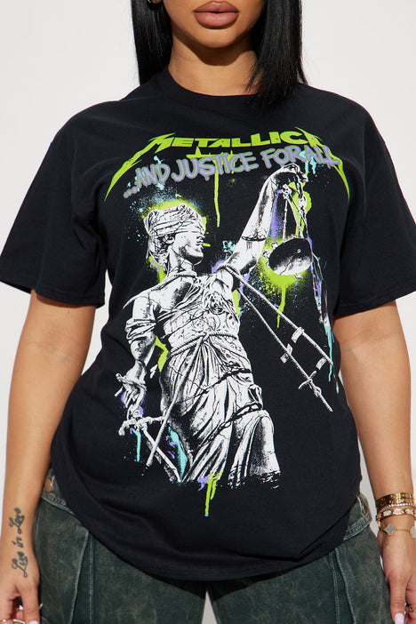 Black and green graphic tee on sale
