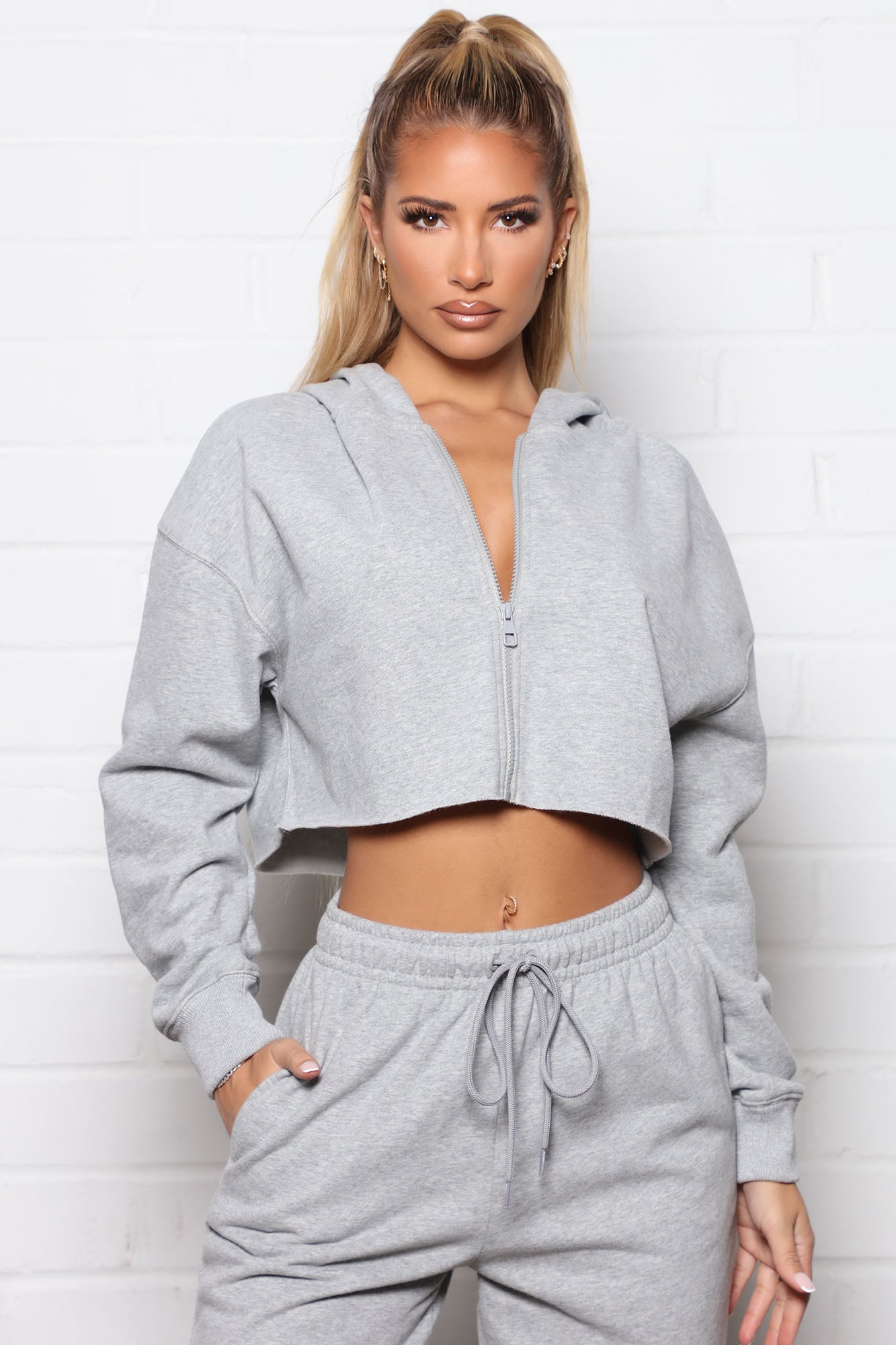 Crop top hoodie fashion nova clearance