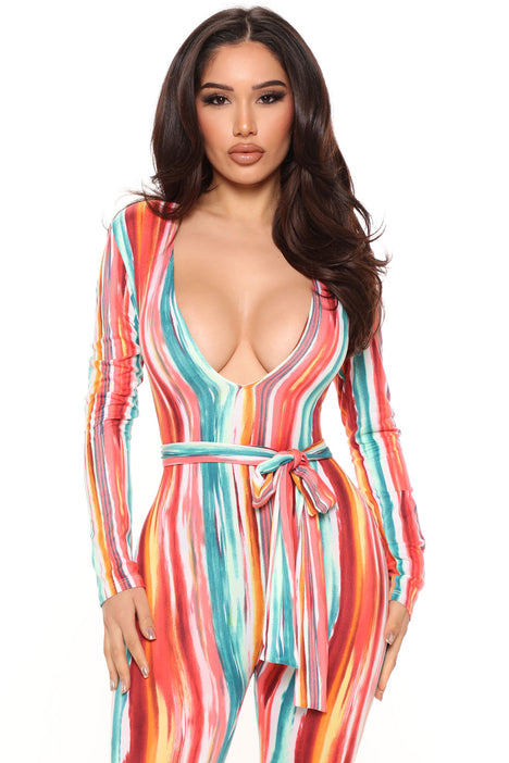 Fashion nova rainbow sale jumpsuit