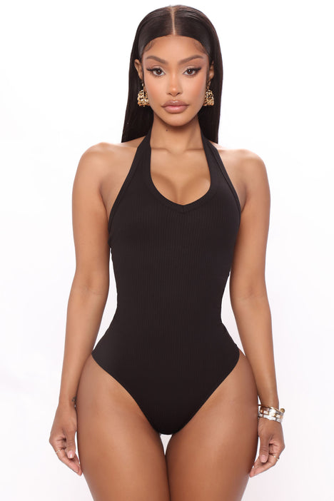 Halter bodysuit outlet