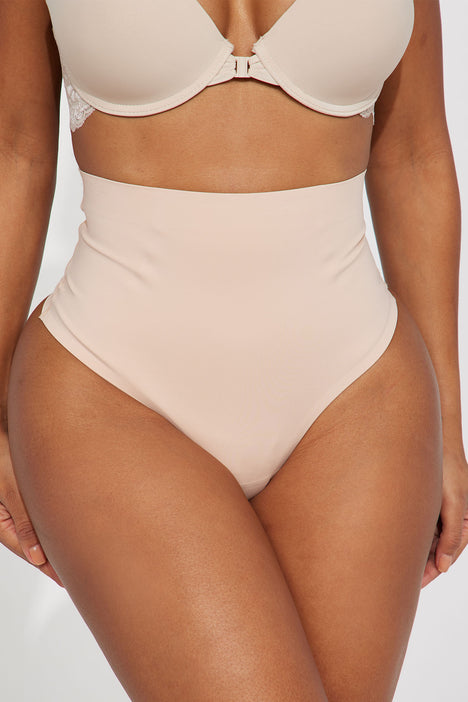 Buy High Waisted Waist Tummy Control Thong Shapewear Panties Women
