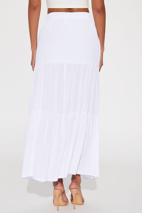 White maxi skirt size 22 shop