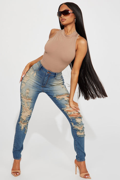 Fashion nova hot sale jeans stretch