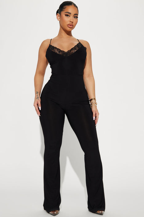 Ladies black jumpsuit size 16 online