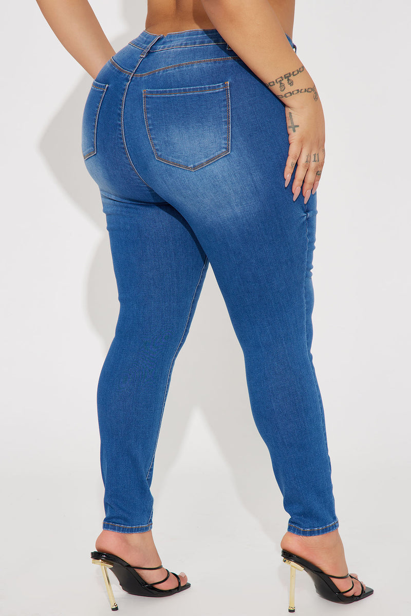 Can't Resist Stretch Skinny Jean - Medium Wash | Fashion Nova, Jeans ...
