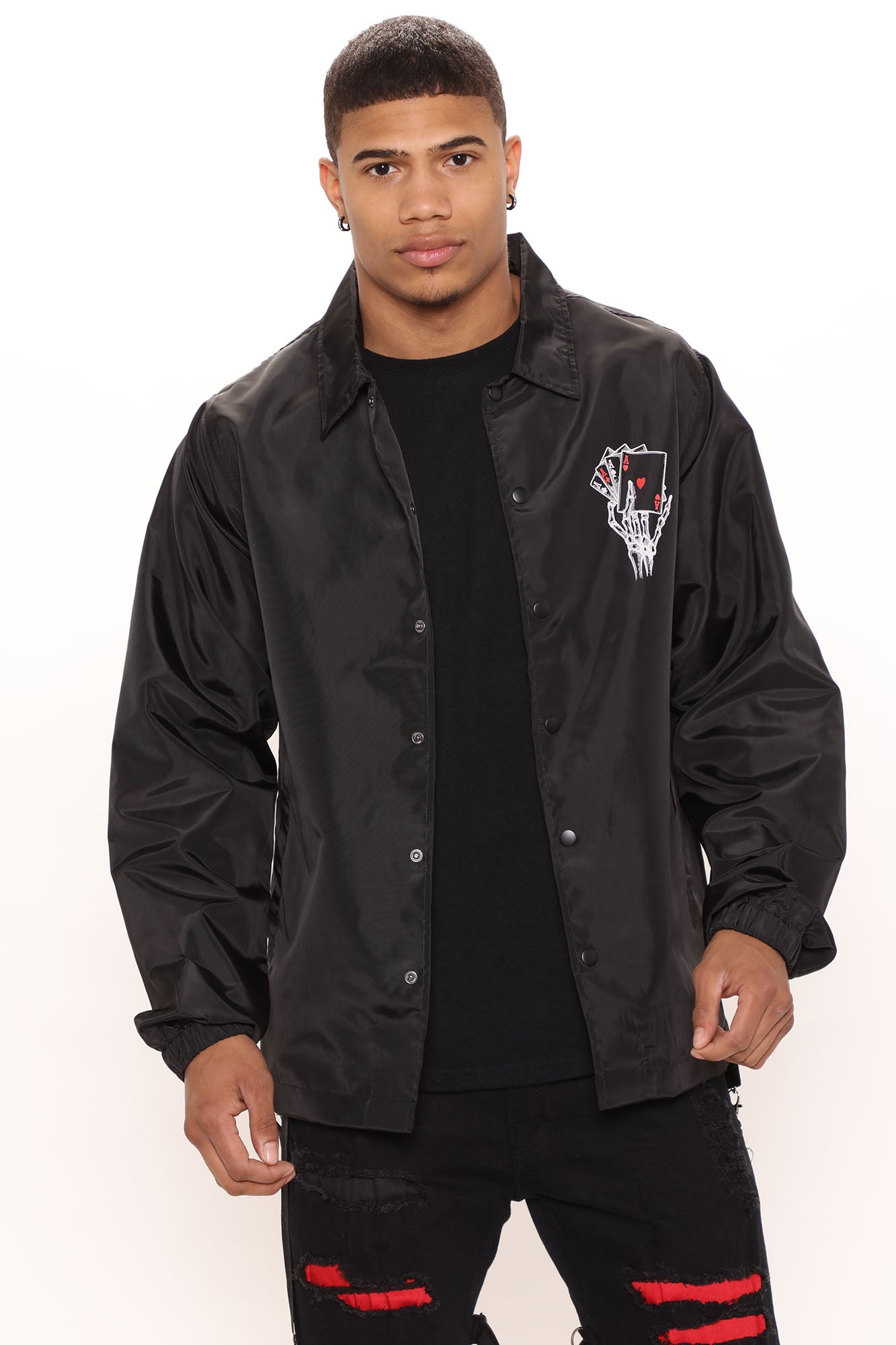 Coach jacket black new arrivals