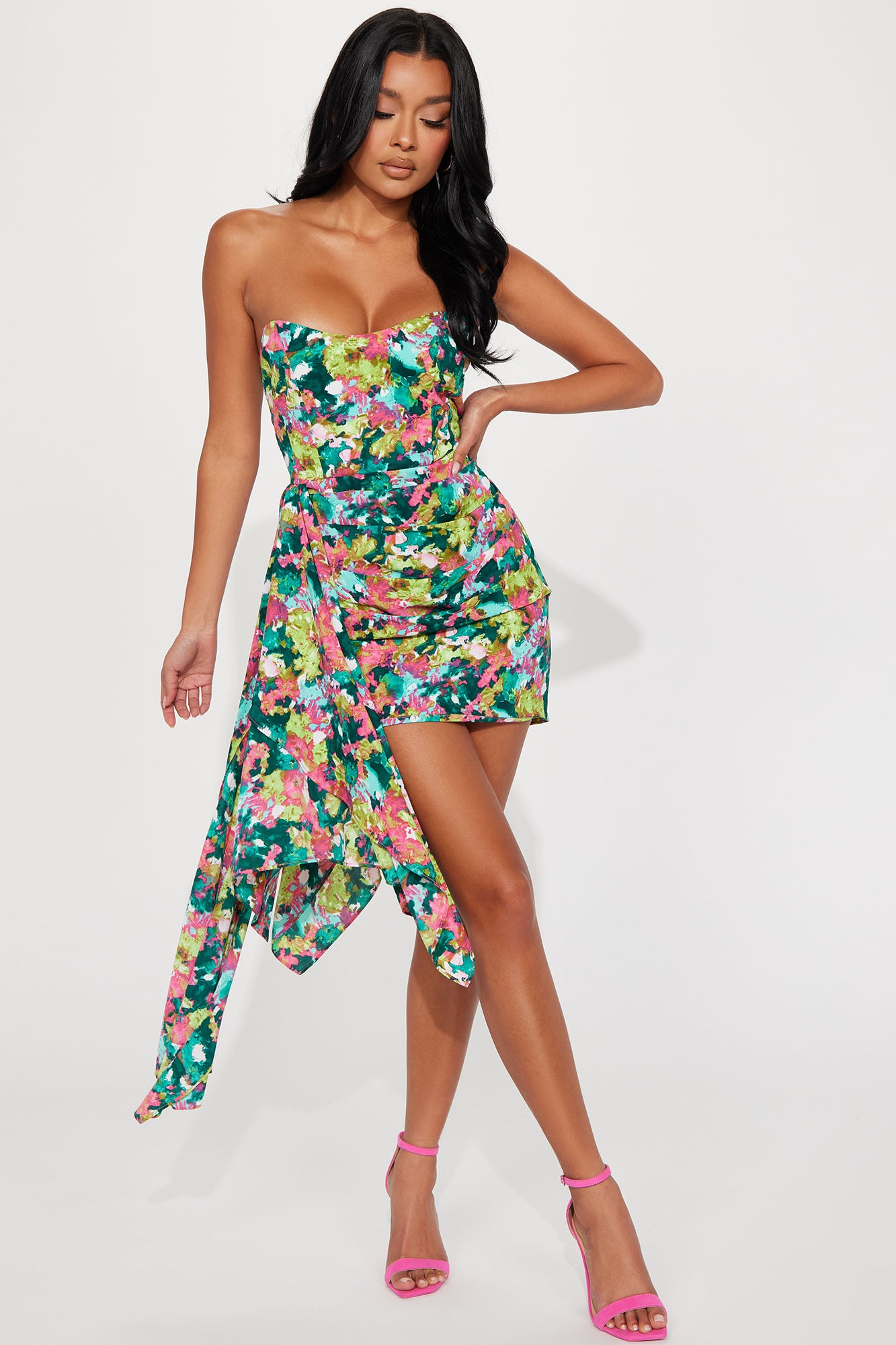 Fashion nova multi color on sale dress
