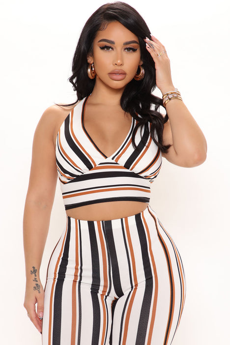 Fashion nova striped top pants