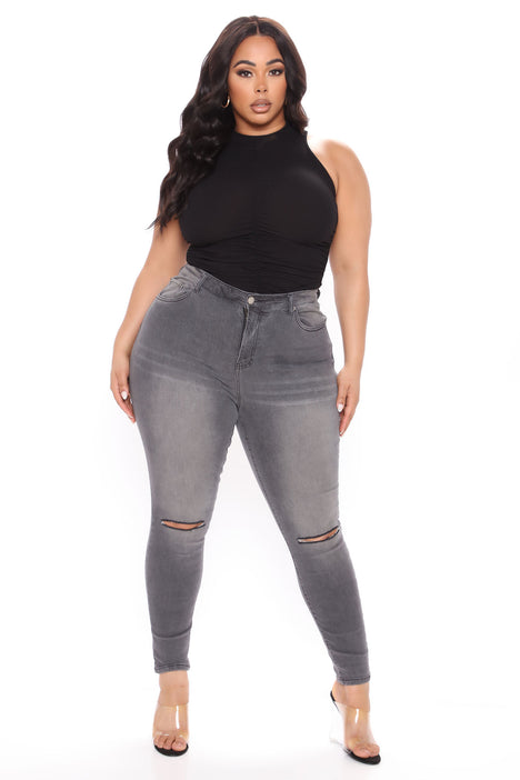 Brighter than your future top skinny jeans fashion nova
