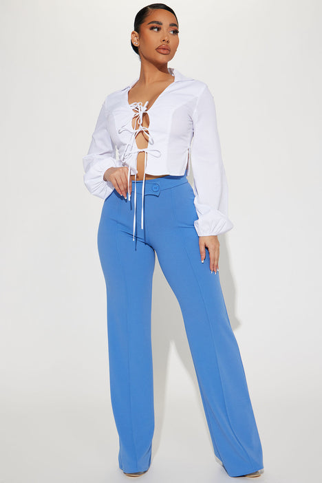 Fashion nova blue new arrivals pants