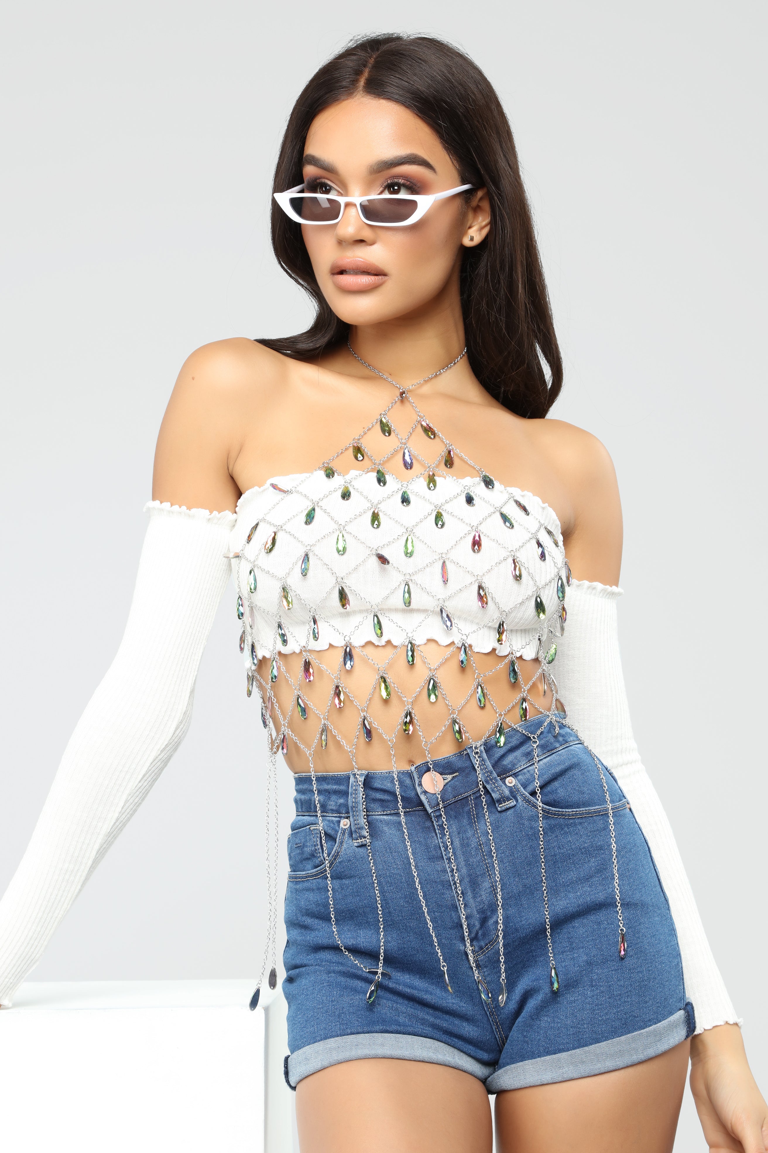 Fashion nova clearance body chain