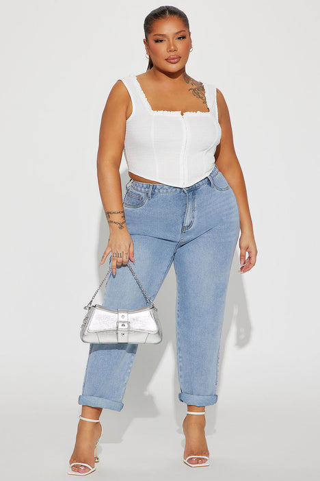 Non stretch plus size jeans online