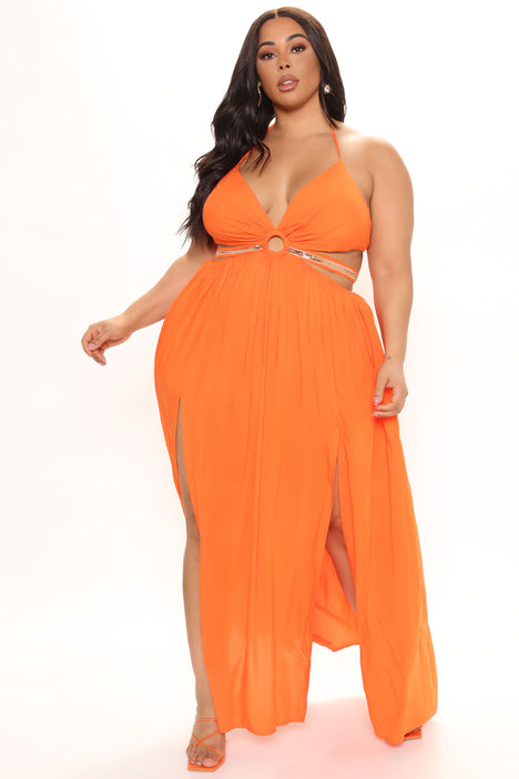 Ready For The Weekend Maxi Dress Orange Fashion Nova Dresses