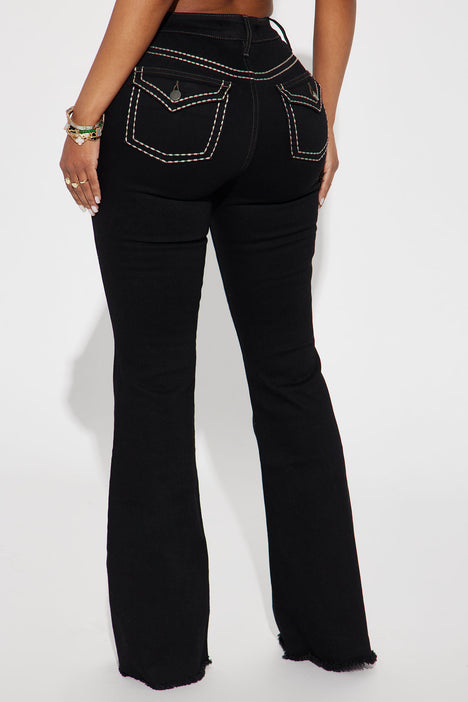 Fashion nova jeans black on sale