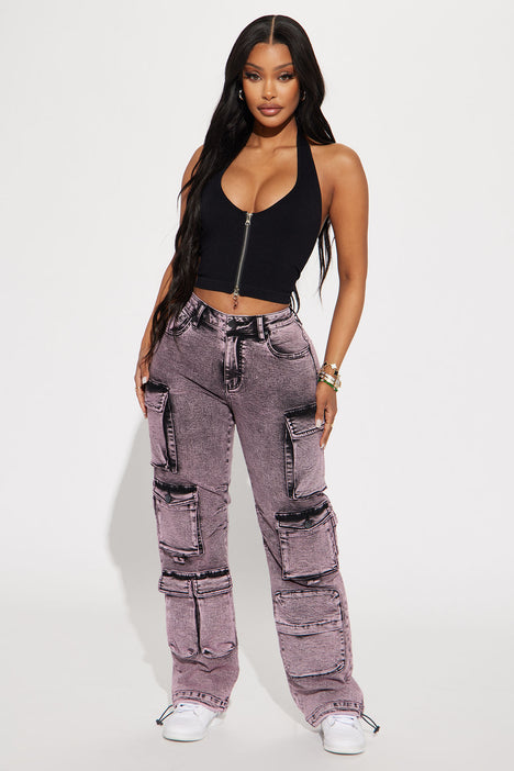 Fashion nova pink pants discount