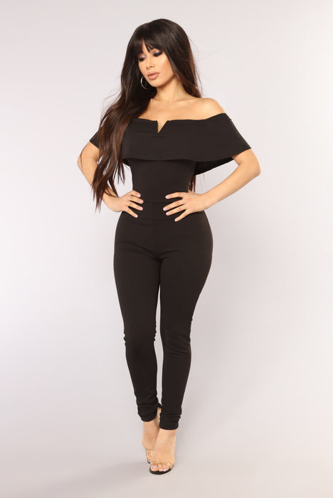 Fashion nova jumpsuit black store