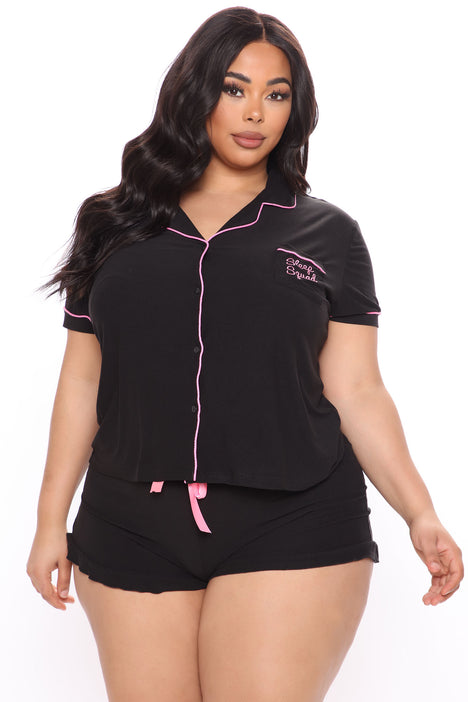 Plus size deals sleep shorts