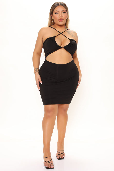 Cross my 2025 heart mini dress