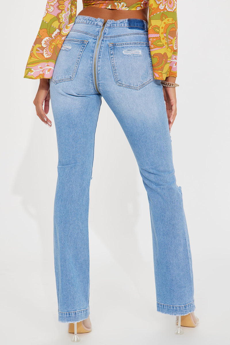 Zip It Up Non Stretch Bootcut Jean - Medium Wash | Fashion Nova, Jeans ...