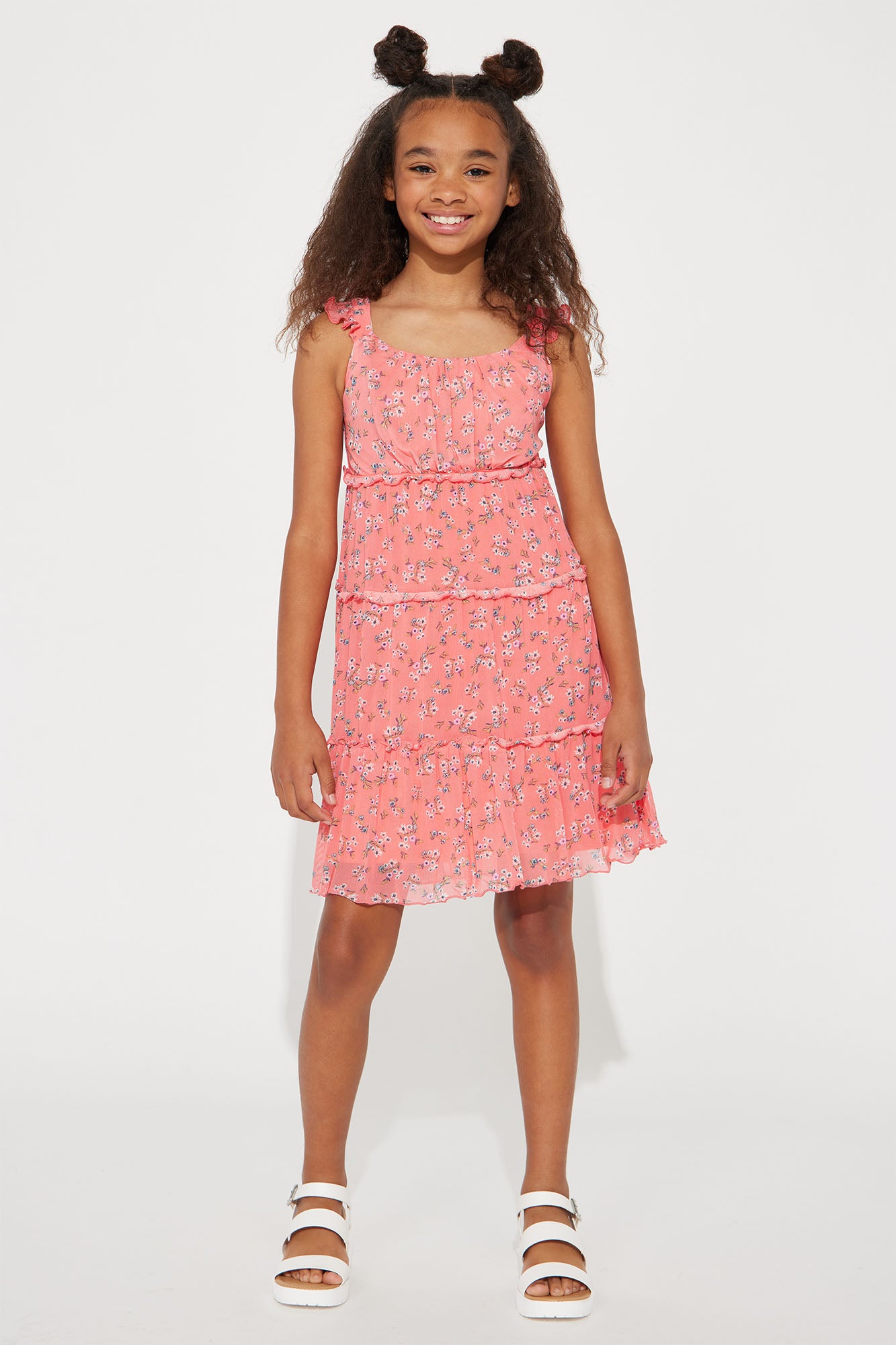 Coral kids dress 2025