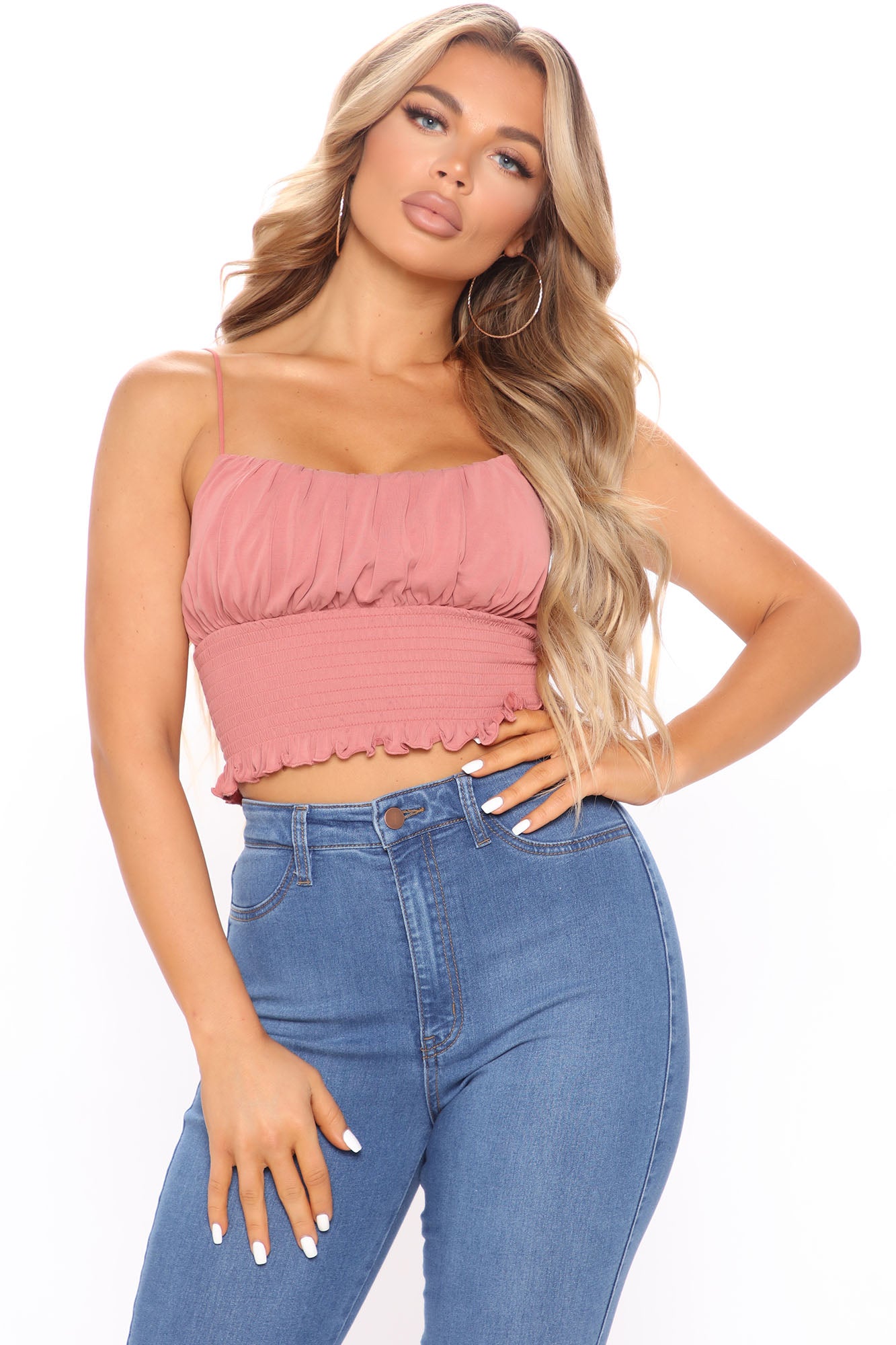 Rust cami top deals